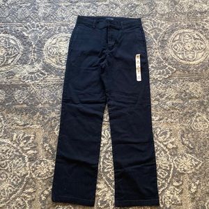 Children Place Boys Navy Blue Stretch Straight Chino Pants - Size10